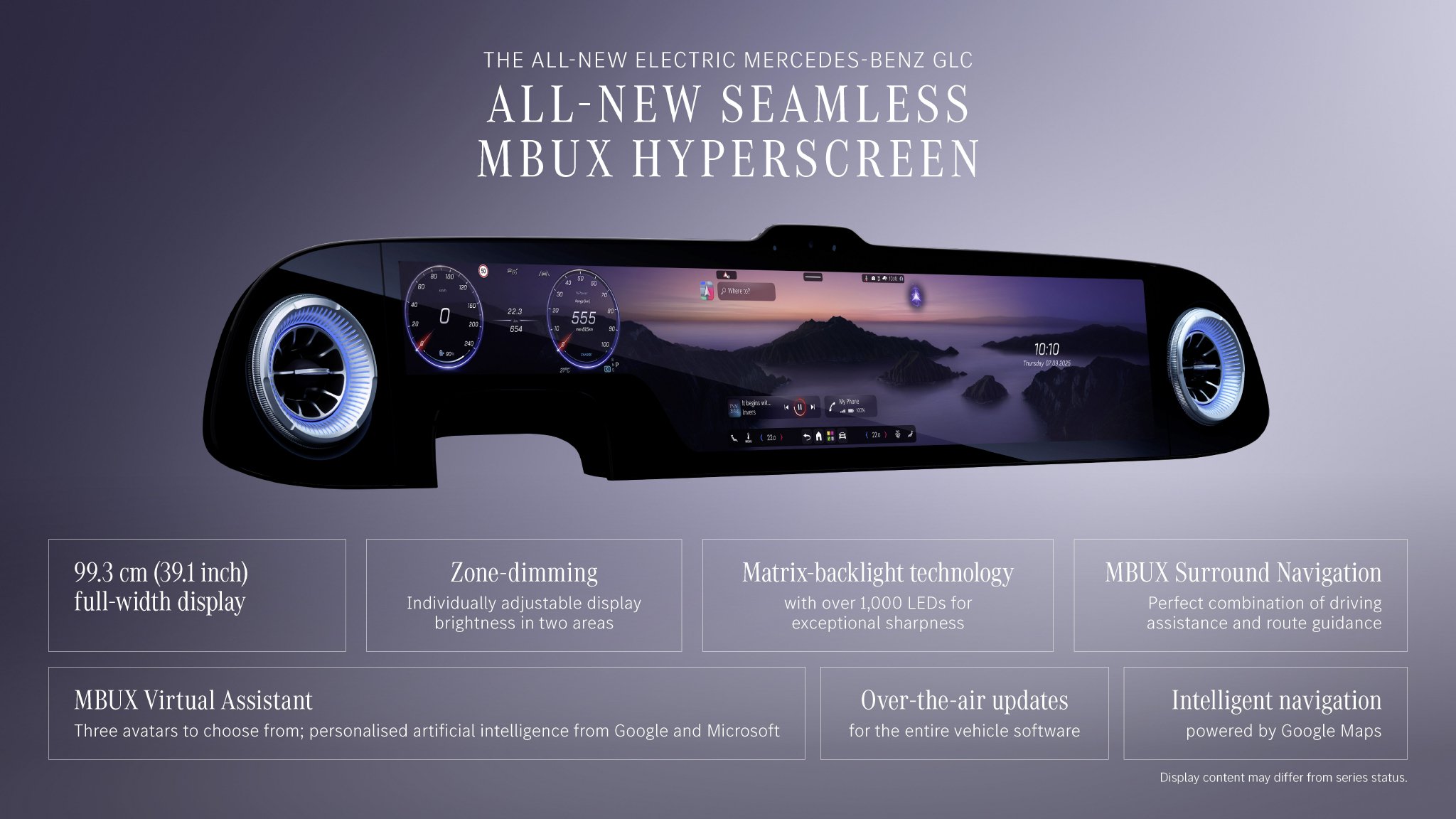 2025慕尼黑车展:奔驰纯电GLC全球首发