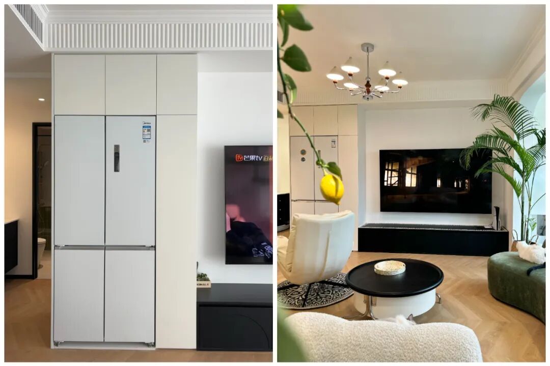 _冰箱厨房位置摆放图_冰箱厨房橱柜的装饰效果图