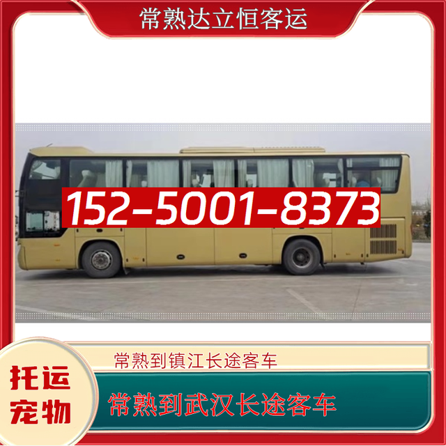 常熟到武汉直达客车-镇江到武汉长途大巴-嘉兴到武汉长途汽车-有驾
