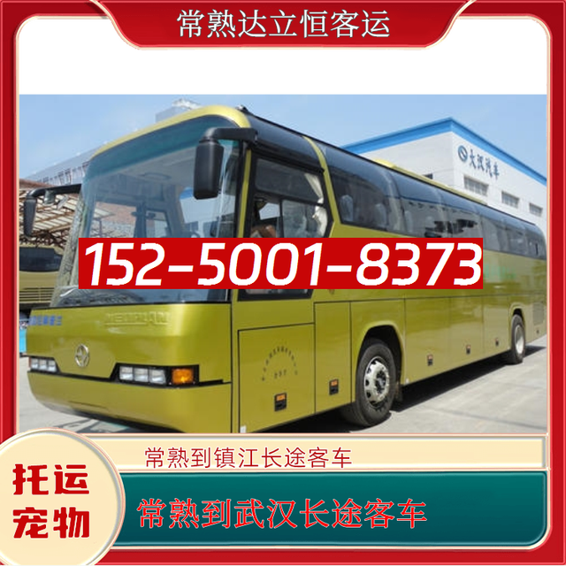 常熟到武汉直达客车-镇江到武汉长途大巴-嘉兴到武汉长途汽车-有驾