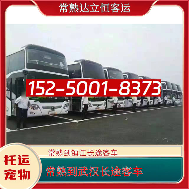 常熟到武汉直达客车-镇江到武汉长途大巴-嘉兴到武汉长途汽车-有驾