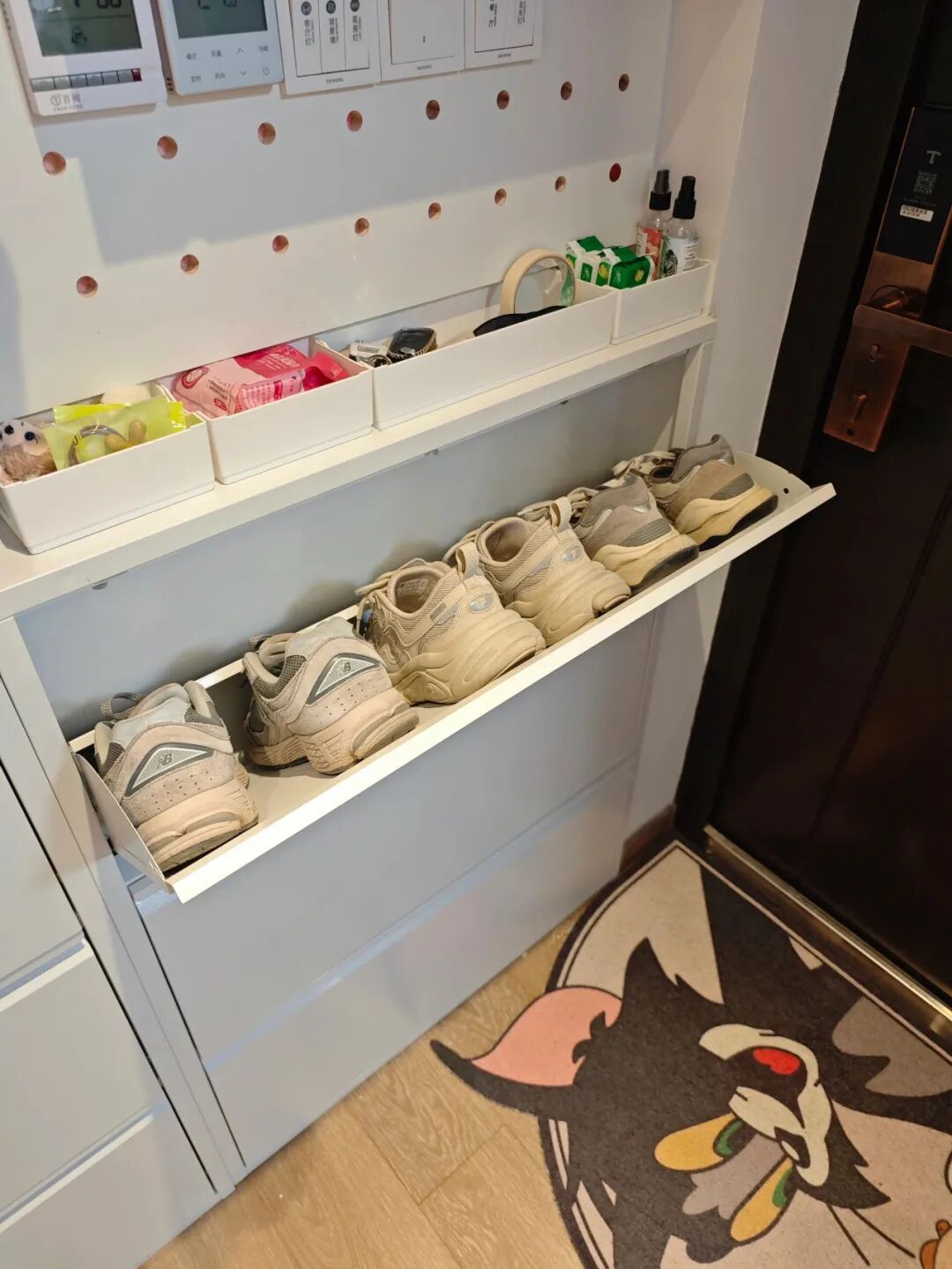 玄关鞋柜隔断柜效果图大全__玄关鞋柜百科