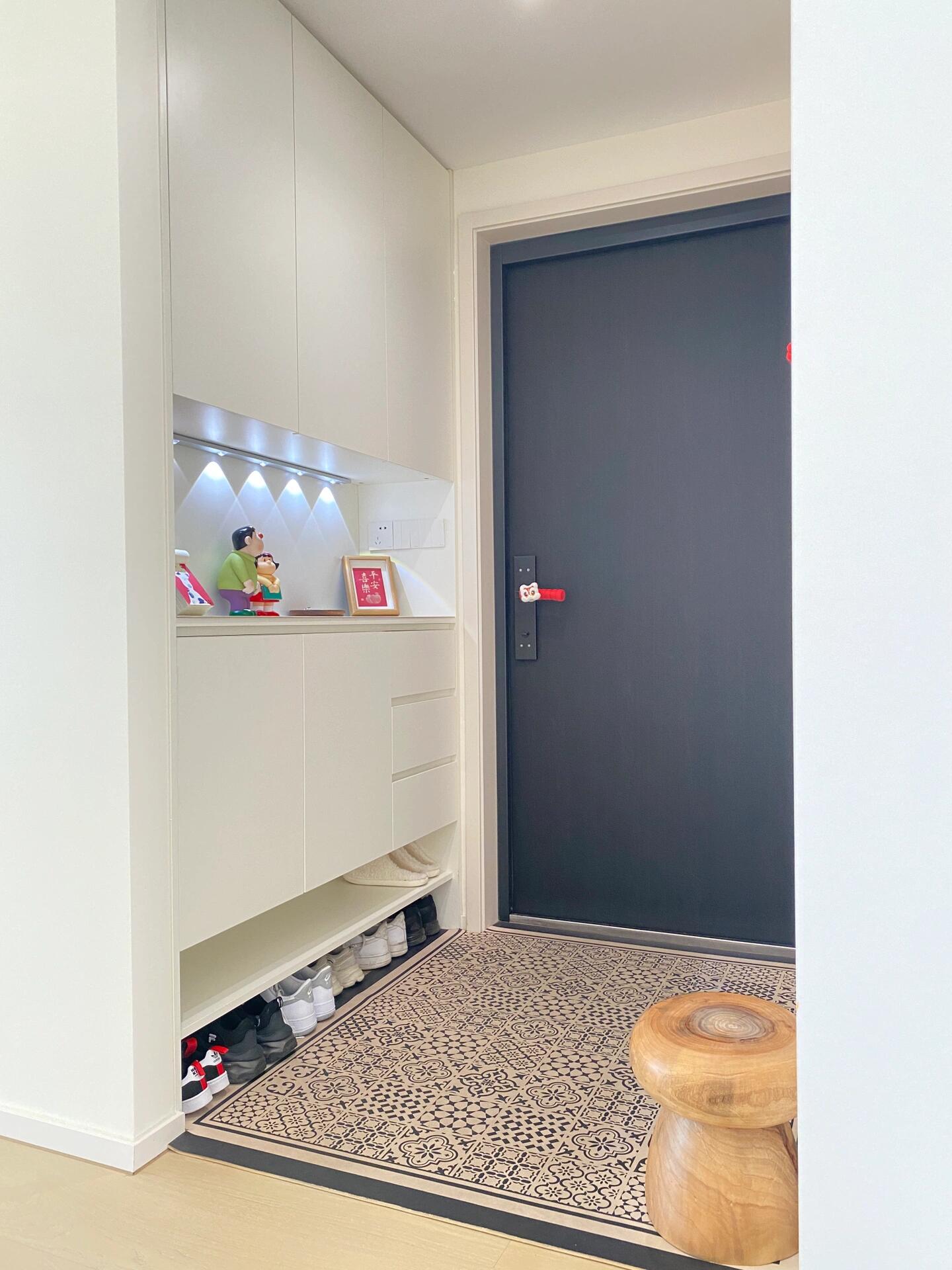 玄关鞋柜隔断柜效果图大全__玄关鞋柜百科