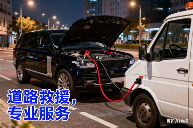 沂南汽车搭电，附近24小时道路救援换电瓶-有驾