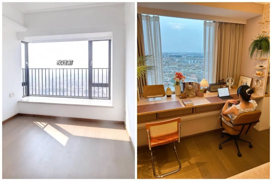 _果然还是年轻人“鬼点子”多!飘窗换个思路设计,实用性直接翻倍_果然还是年轻人“鬼点子”多!飘窗换个思路设计,实用性直接翻倍